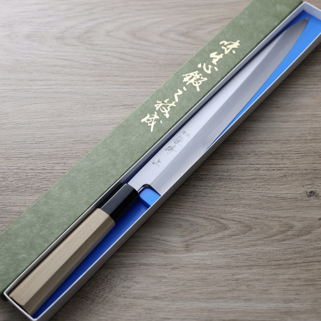 佐海 江渕x清水 將 柳刃 300mm 白紙鋼