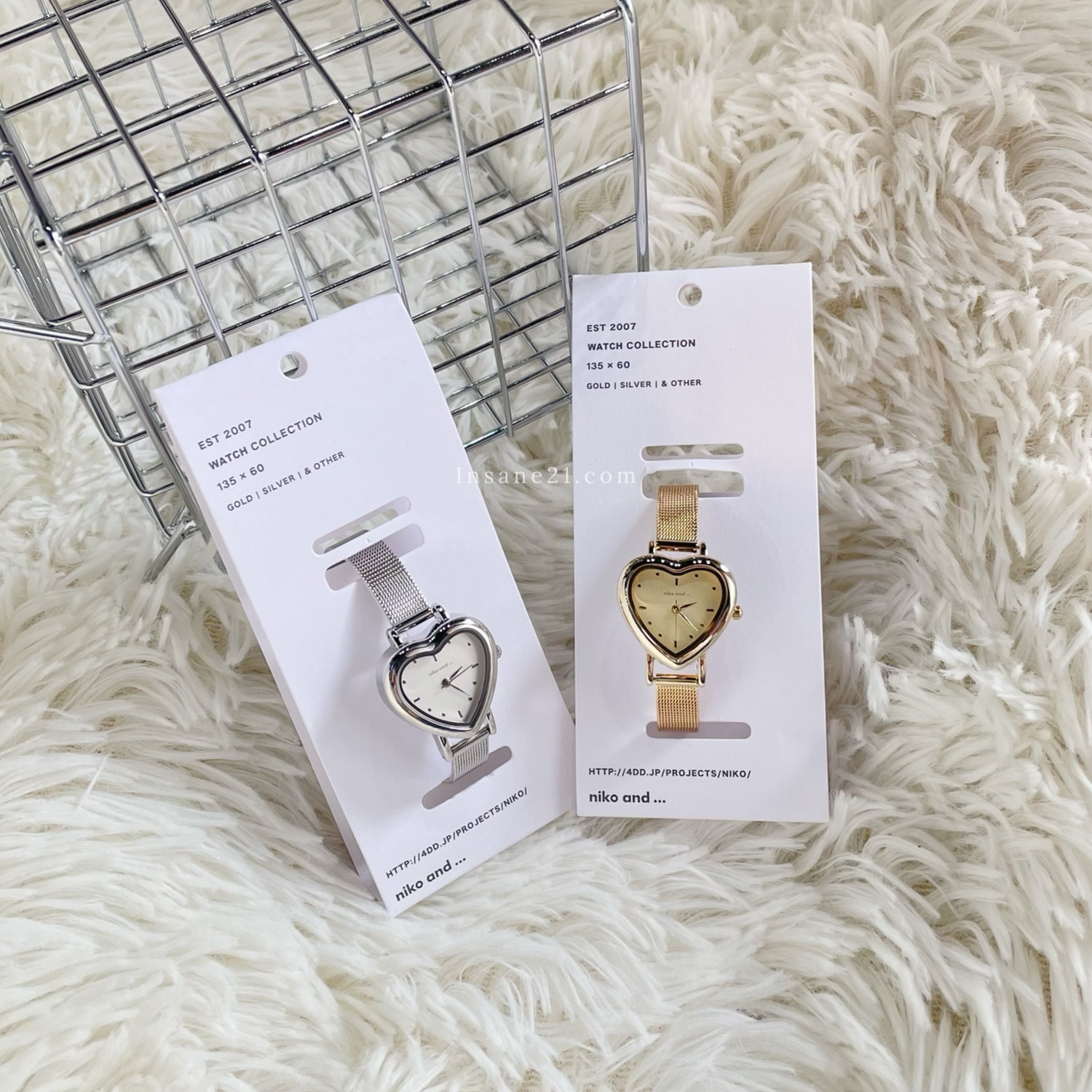 niko and...愛心手錶 心型 石英錶 休閒 簡約 日本代購