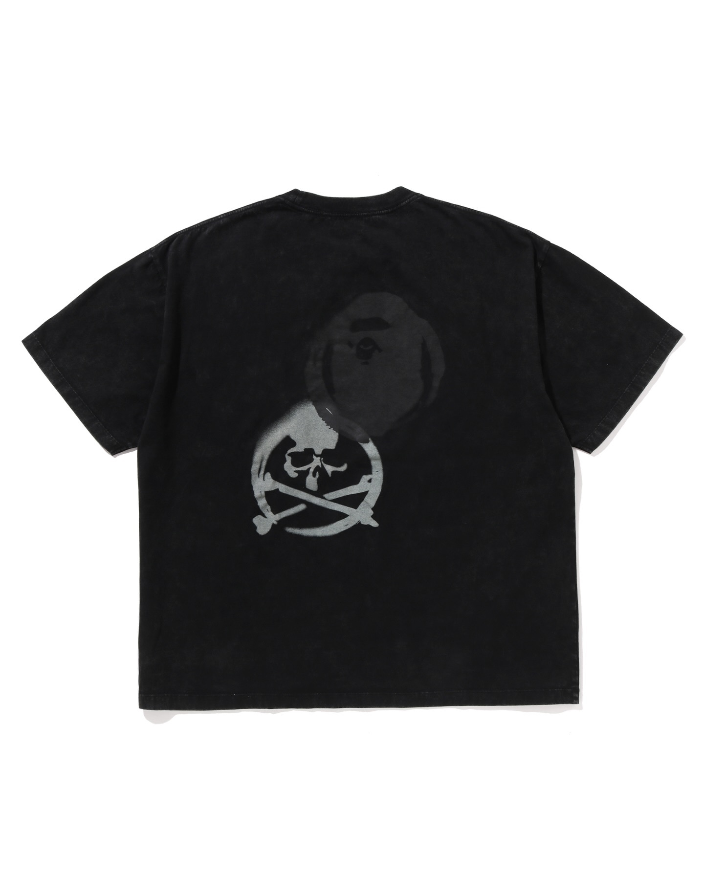 2026SS MASTERMIND JAPAN MMJ APE BAPE LOGO GARMENT DYE RELAXED FIT TEE M 18TH 聯名 短T 現貨 1M23-109-907