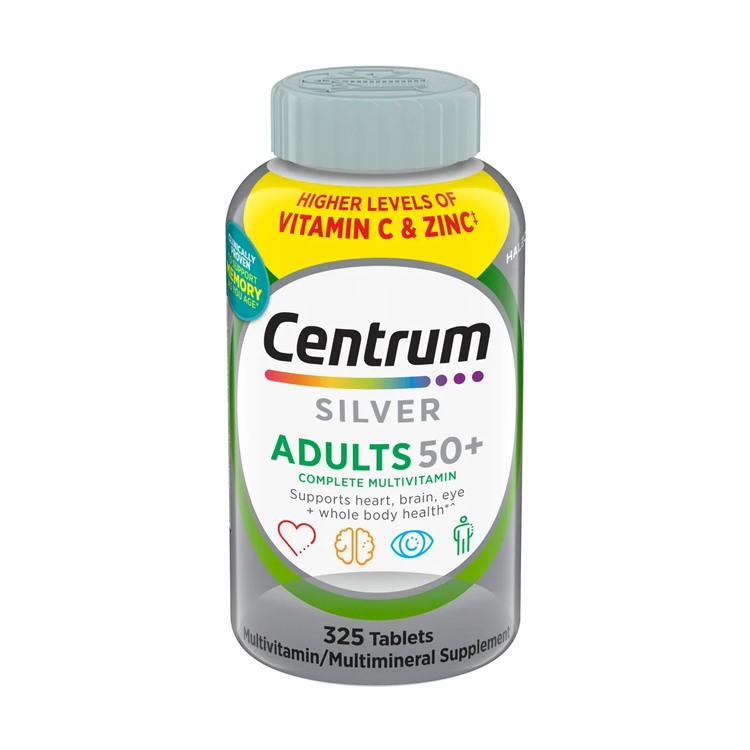 (新包裝新配方)美國Centrum 銀善存綜合維他命(適合50嵗以上人仕), 325粒裝