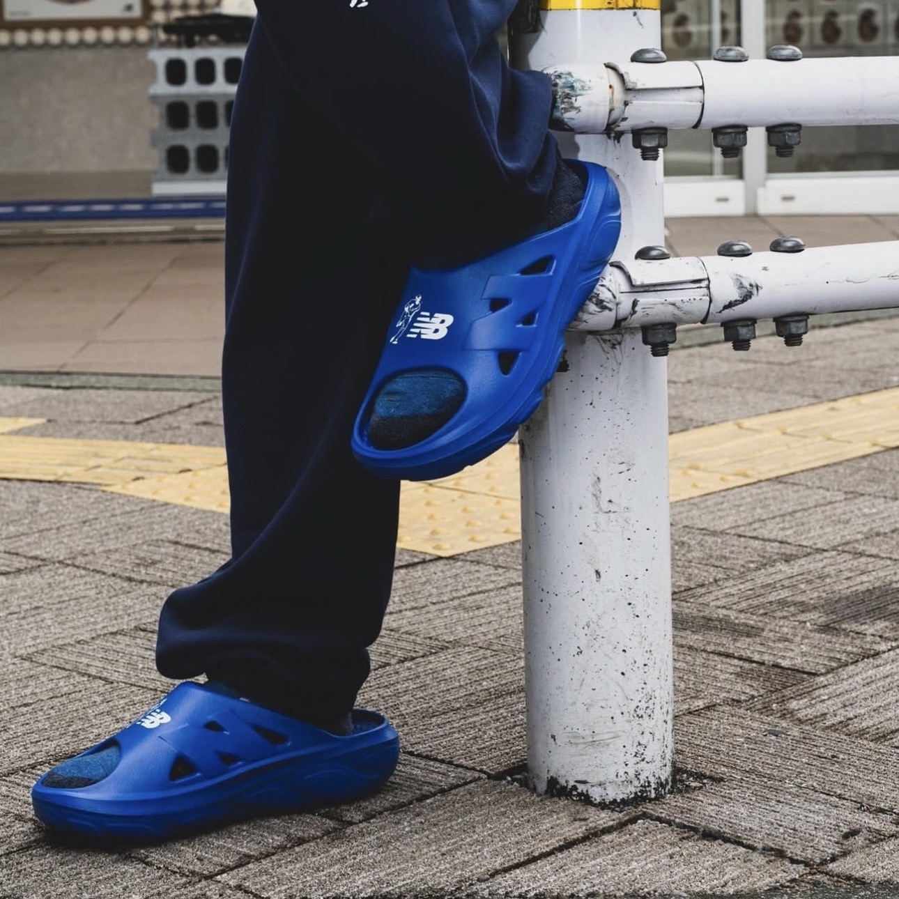 NEW BALANCE RCVRY SLIDE 寶藍 大谷翔平 拖鞋 休閒 EVA材質 MCVRY1N0