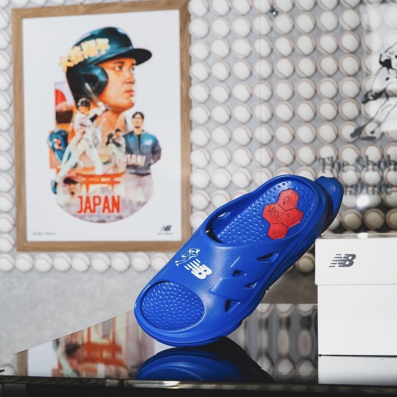 NEW BALANCE RCVRY SLIDE 寶藍 大谷翔平 拖鞋 休閒 EVA材質 MCVRY1N0