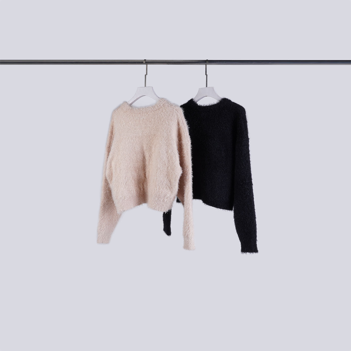 質感毛毛短版上衣 | 2色