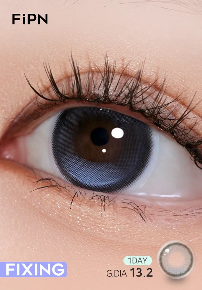 [日拋] FiPN x DAVICH Lens 1 Day FORAEA Fixing Ash 彩妝隱形眼鏡｜每盒10片