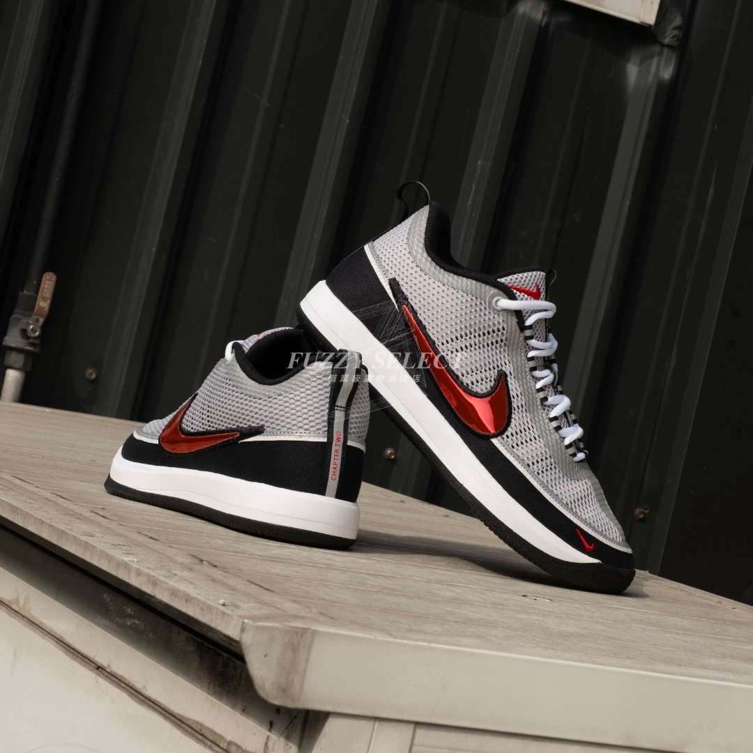 【逢甲FUZZY】Nike Book 2 "Spiridon" 銀黑紅 IQ0051-001