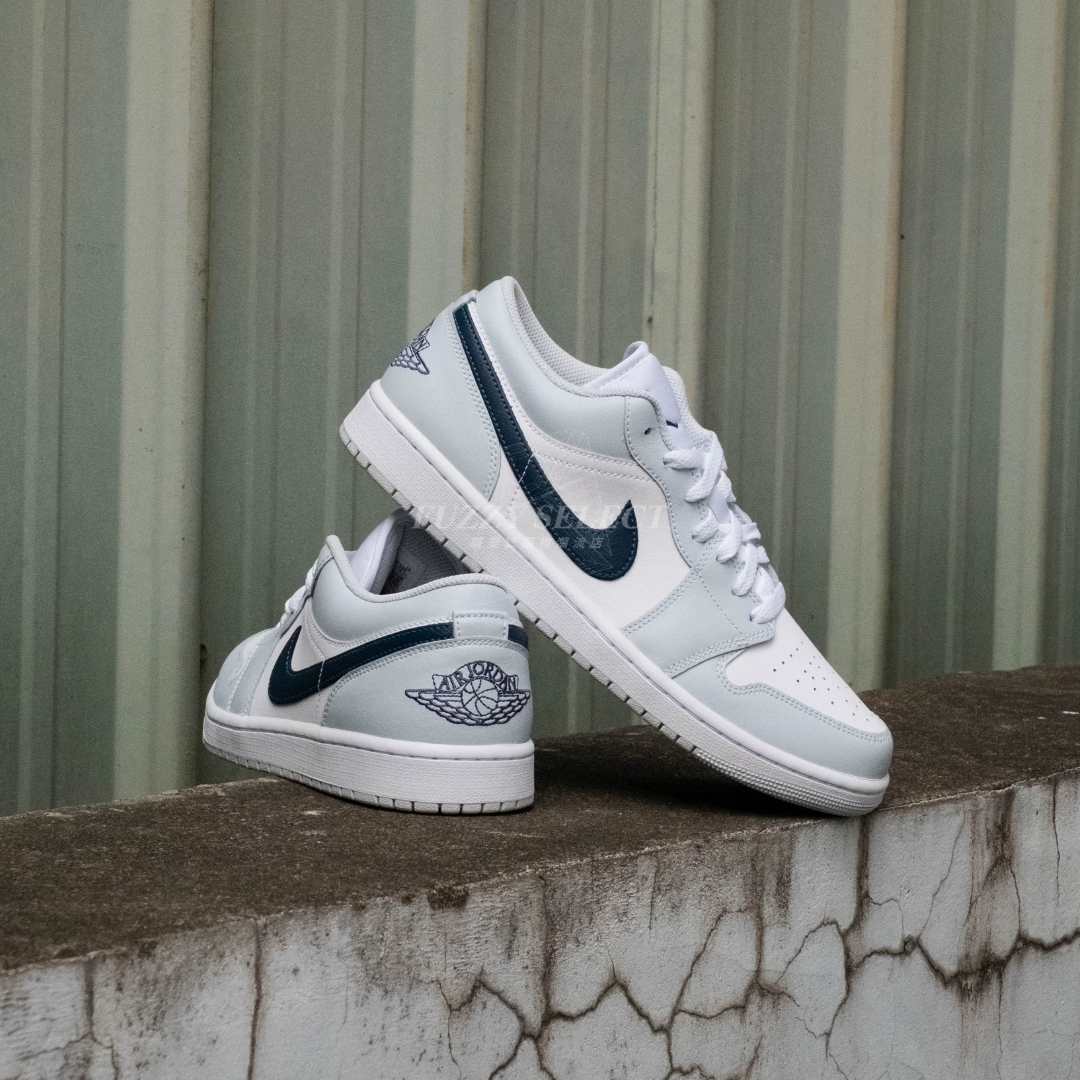 【逢甲 FUZZY】Air Jordan 1 Low "Squadron Blue" 海洋藍 553558-400