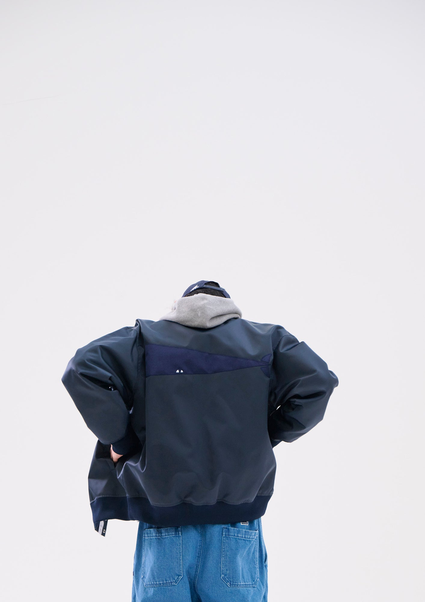 2026SS DESCENDANT ECHO SATIN JACKET 背後大鯨魚棒球外套現貨