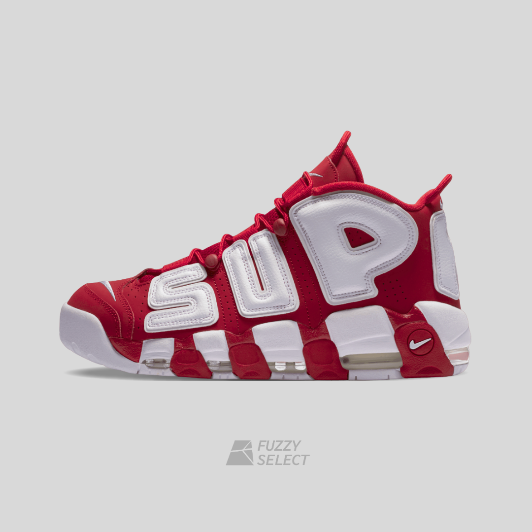 【逢甲 FUZZY】Supreme x Nike Air More Uptempo "Red/White" 紅白 902290-600