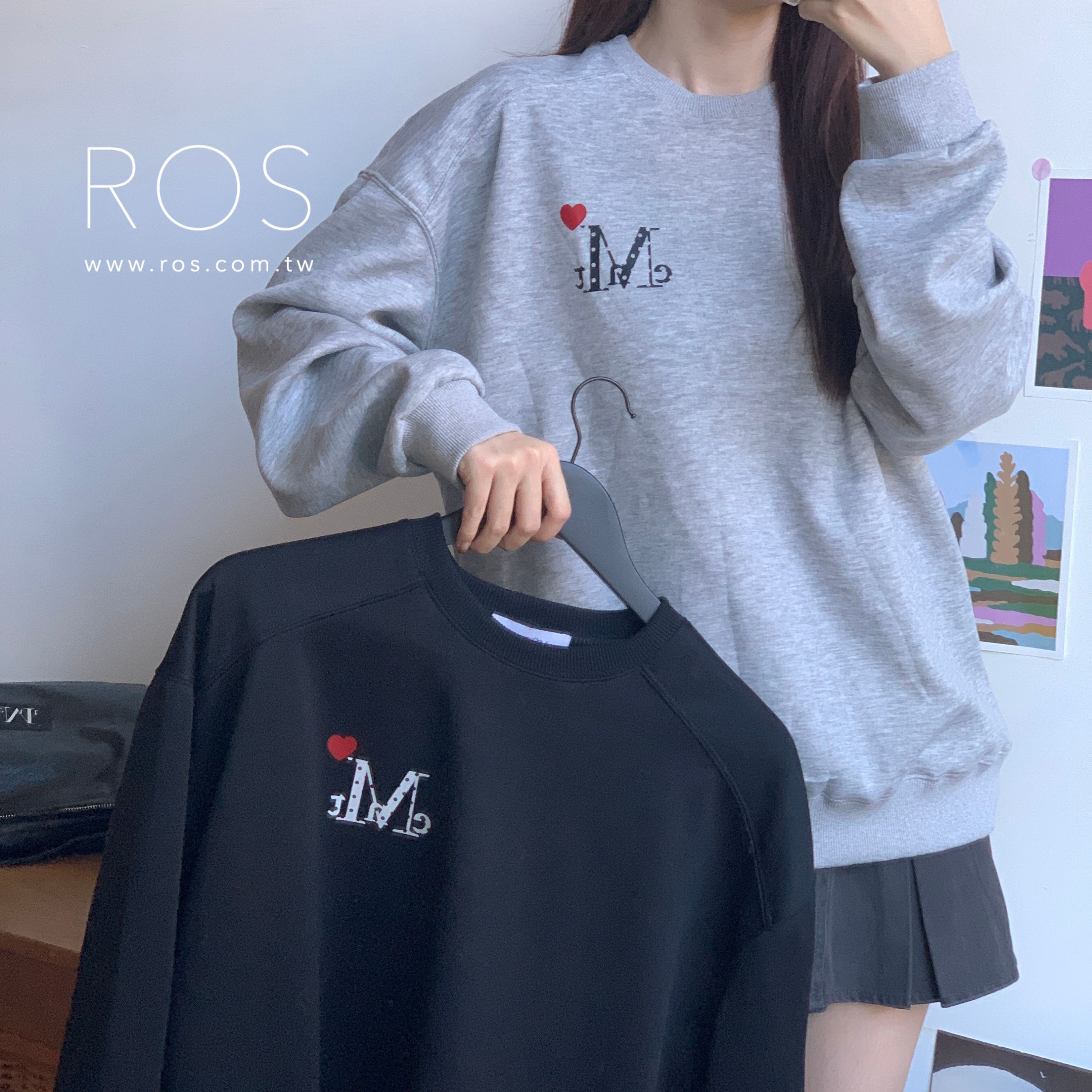 🇰🇷韓國 MUCENT 經典Logo 長袖上衣(2colors)