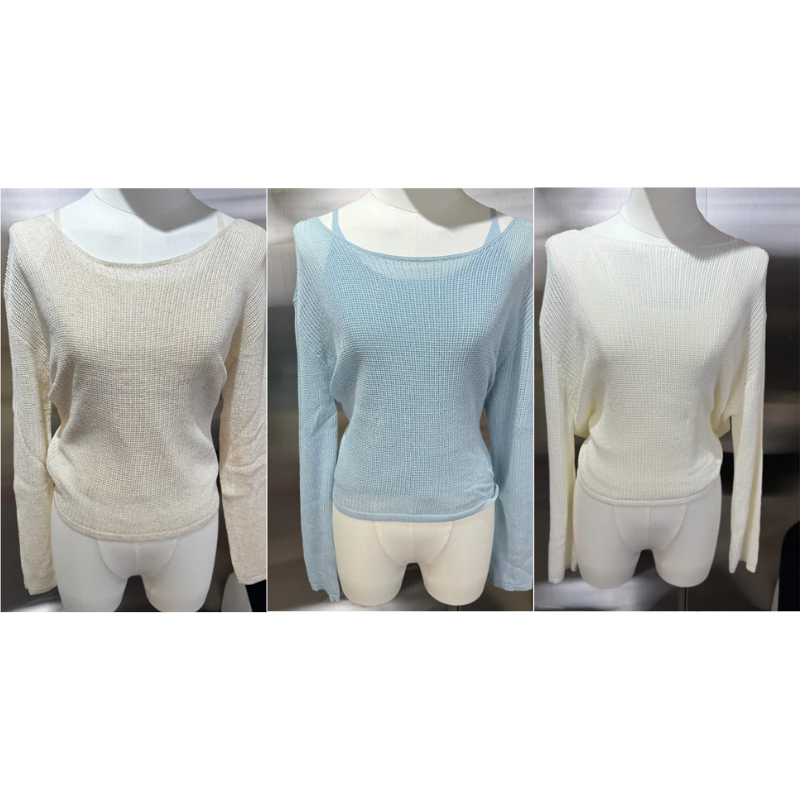 HKCG0302-010 SET長袖套裝 (A10杏/B10藍/C10米)