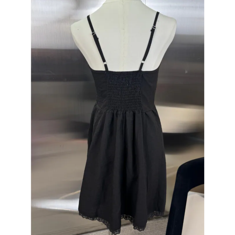 HKCG0302-014 SET黑色吊帶背心裙 (A14)