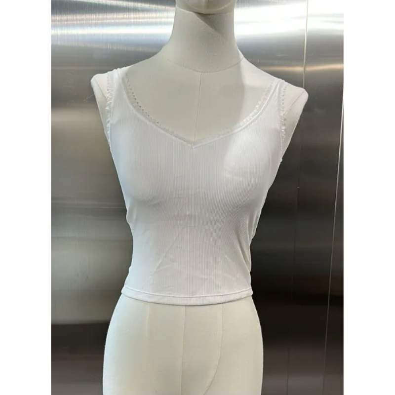 HKCG0302-020 TOP白色背心上衣 (A20)