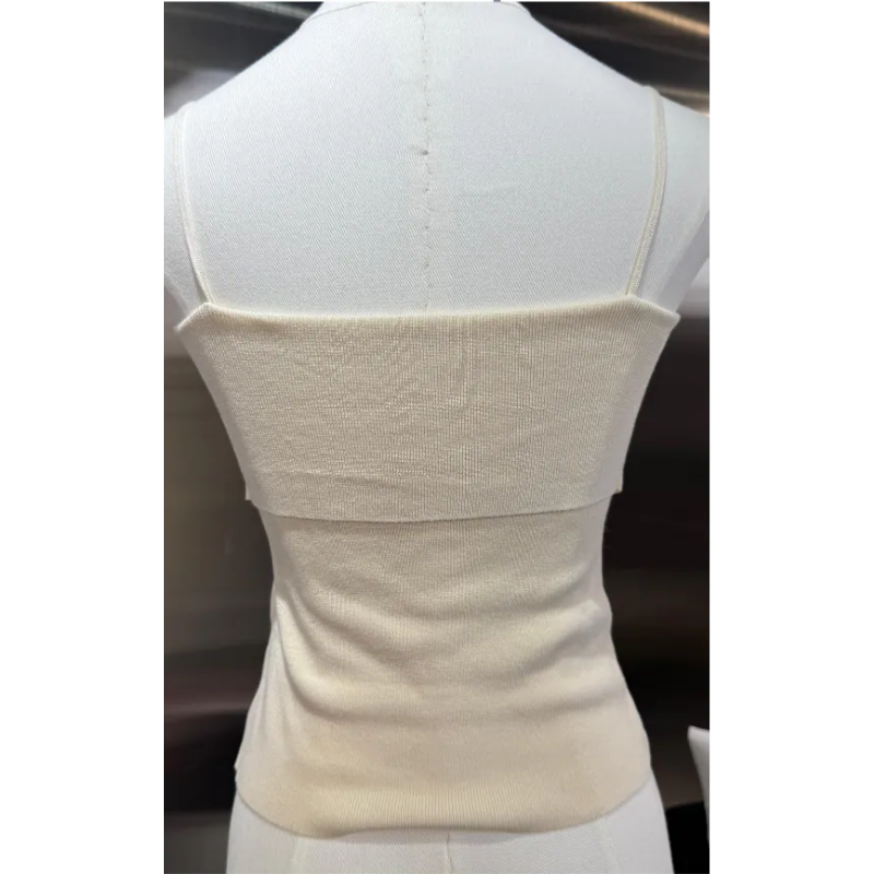 HKCG0302-018 TOP杏色半身小吊带 (A18)