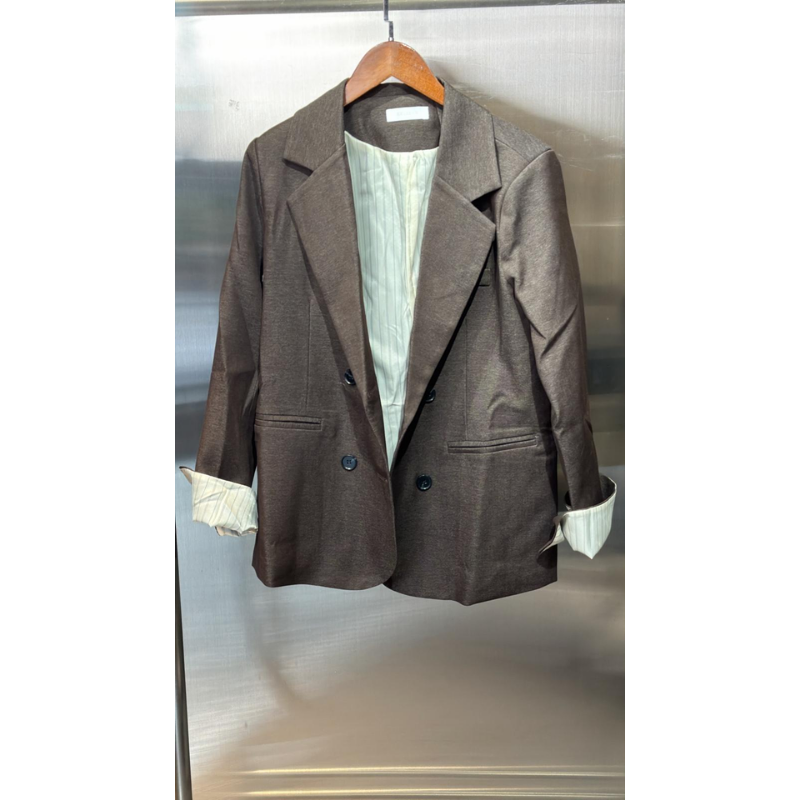 HKCG0302-041 JAC棕色西裝褸 (A41)