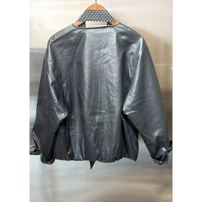 HKCG0302-040 JAC黑色皮褸 (A40)