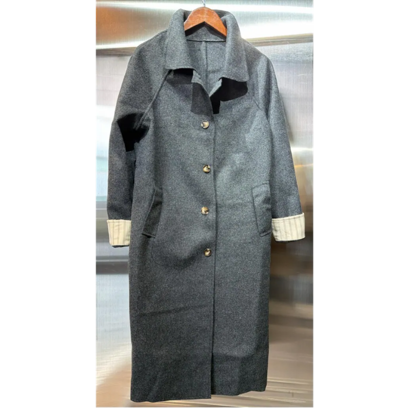 HKCG0302-046 JAC灰色長款大褸 (A46)