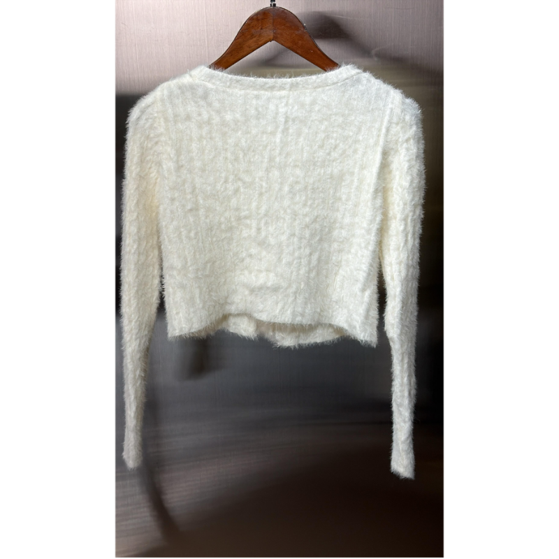 HKCG0302-049 JAC白色長袖短款外套 (A49)