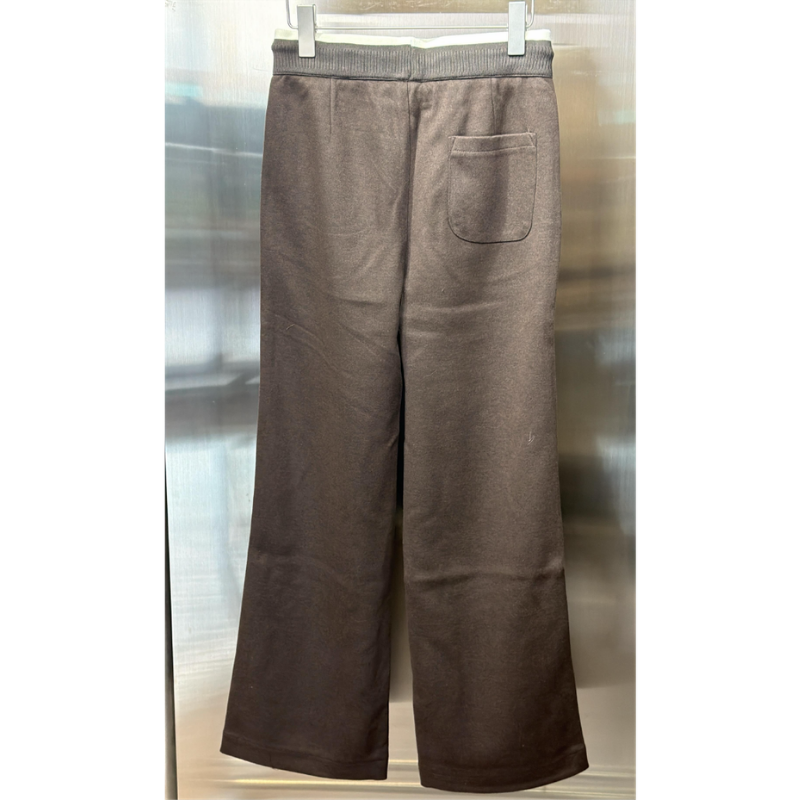 HKCG0302-051 BOT棕色束腰直筒長褲 (A51)