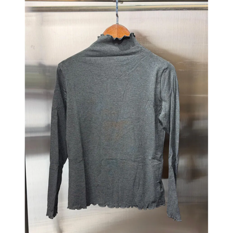 HKCG0302-057 TOP灰色半高領打底衫 (A57)