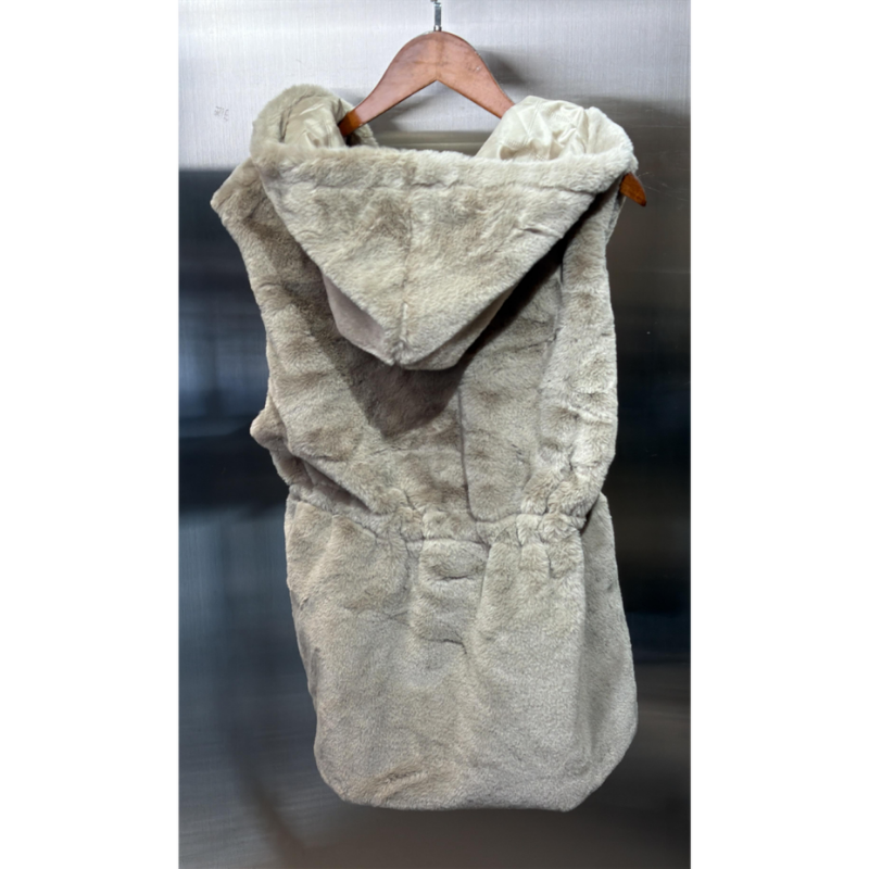 HKCG0302-061 JAC卡其色無袖長款馬甲 (A61)