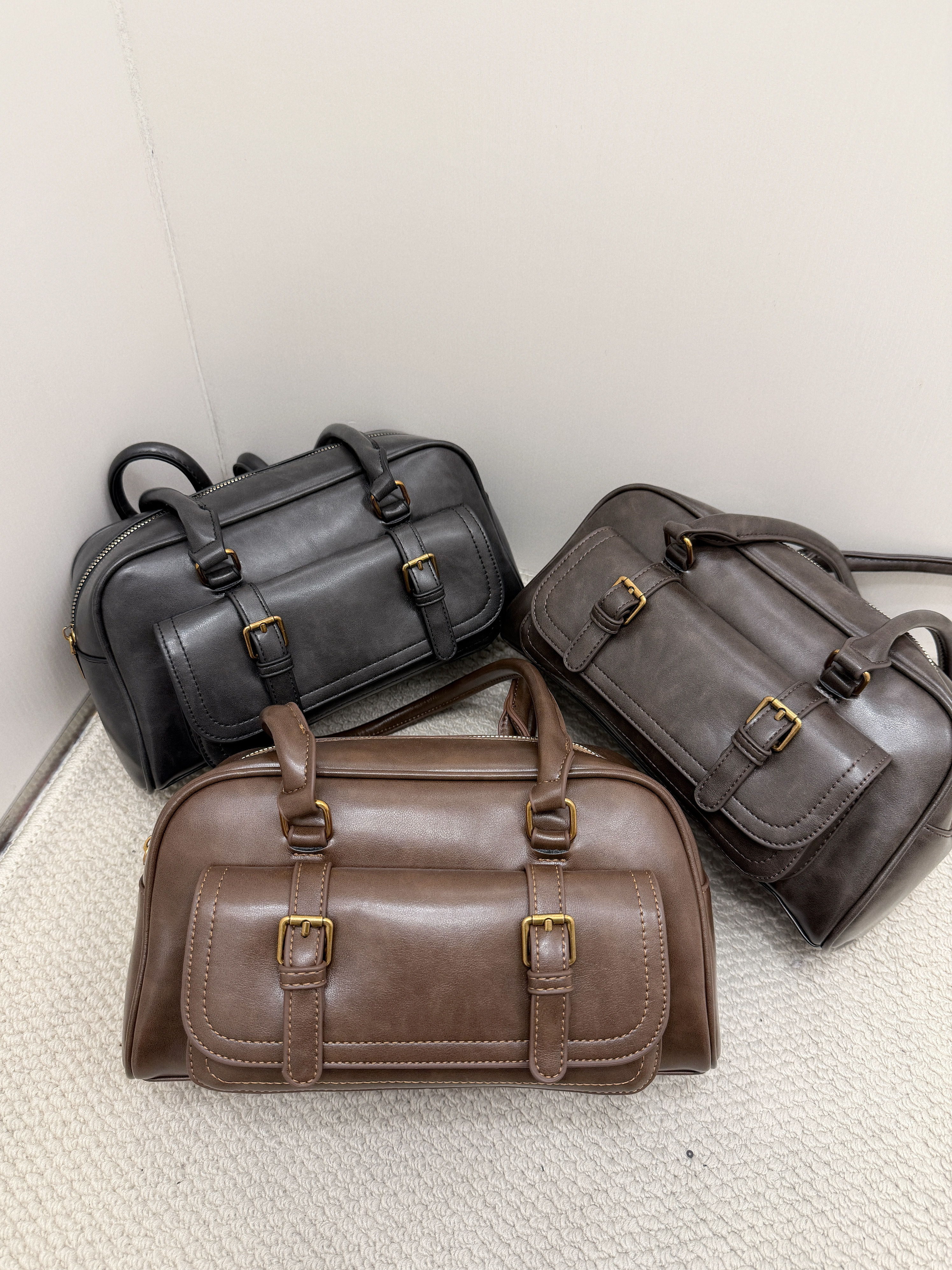 A0310｜超可愛日系復古保齡球袋🧸ᵕ‌✦