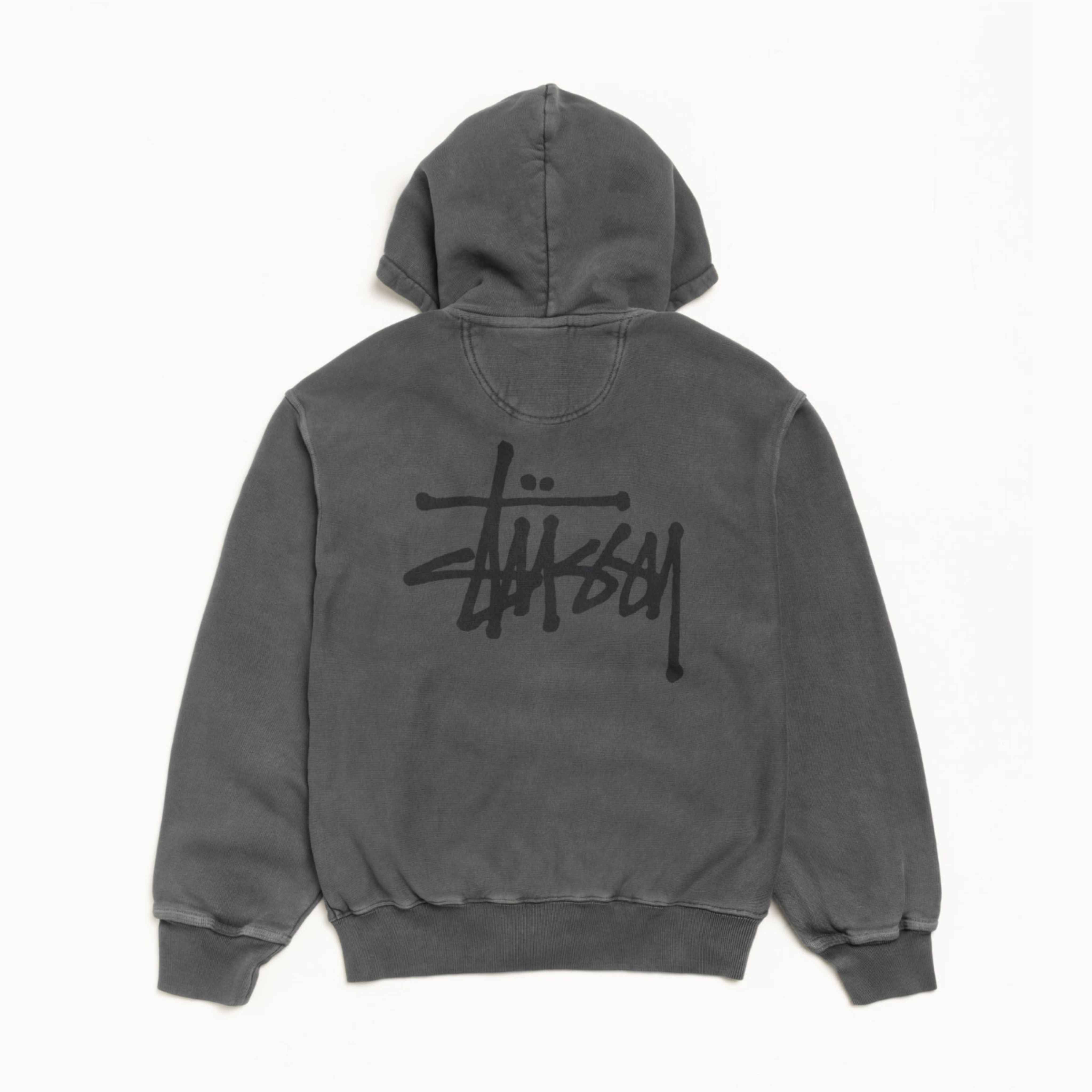 2026SS STUSSY BASIC STÜSSY ZIP HOODIE PIGMENT DYED 基本 LOGO 水洗 連帽 外套 現貨 1975001