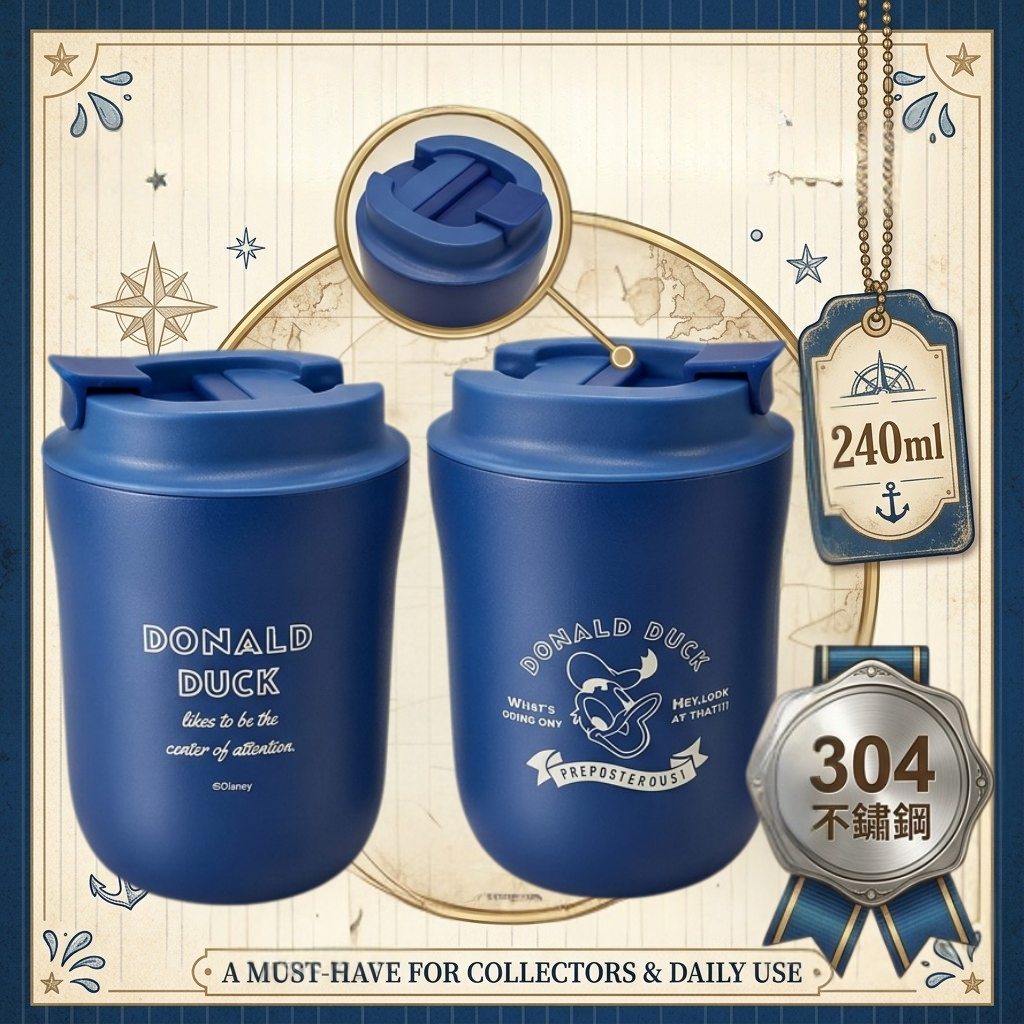 迪士尼唐老鴨 - 真空冷熱不鏽鋼保溫杯 保溫壺