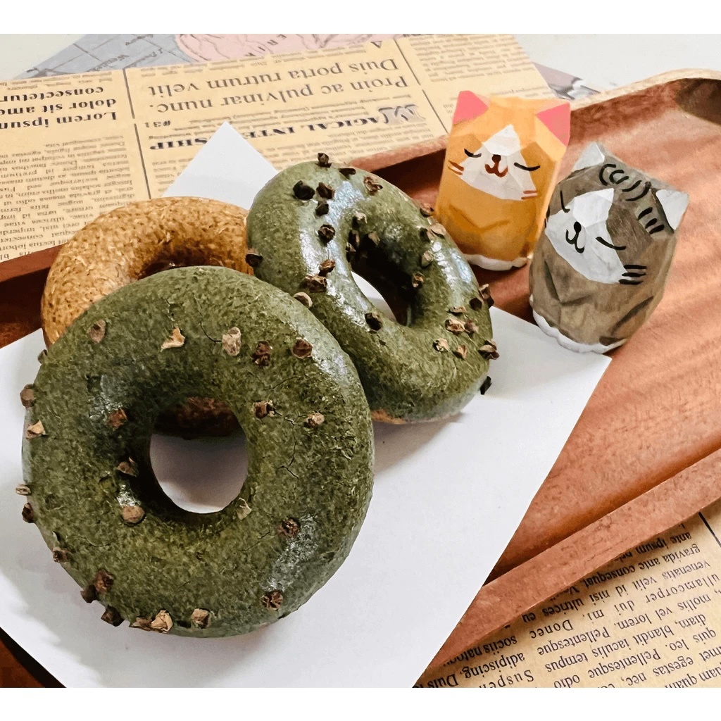 木天蓼甜甜圈造型玩具(貓薄荷味/蟲癭果味)