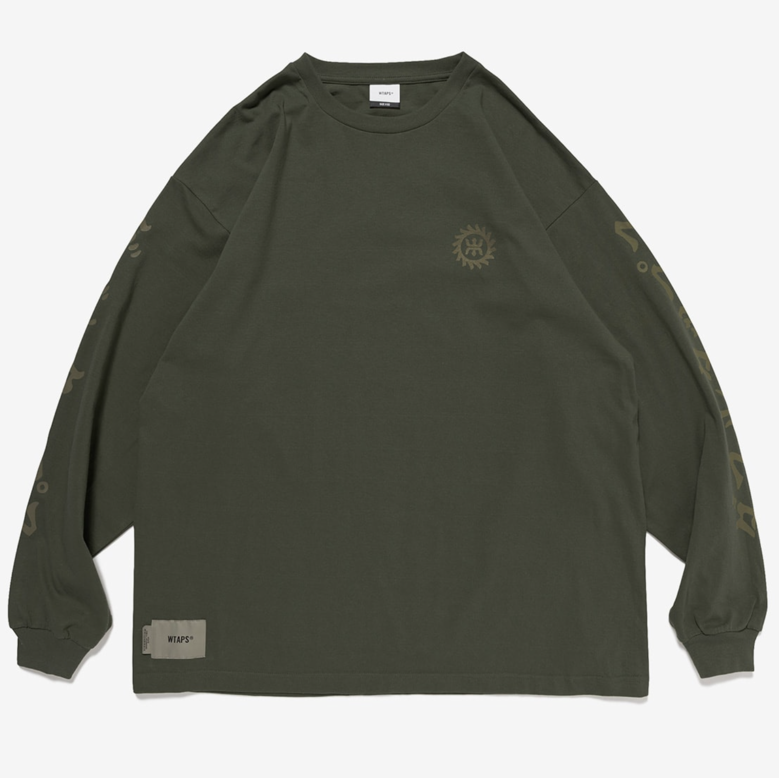 WTAPS FW25 MON / LS / COTTON | BLACK / OLIVE