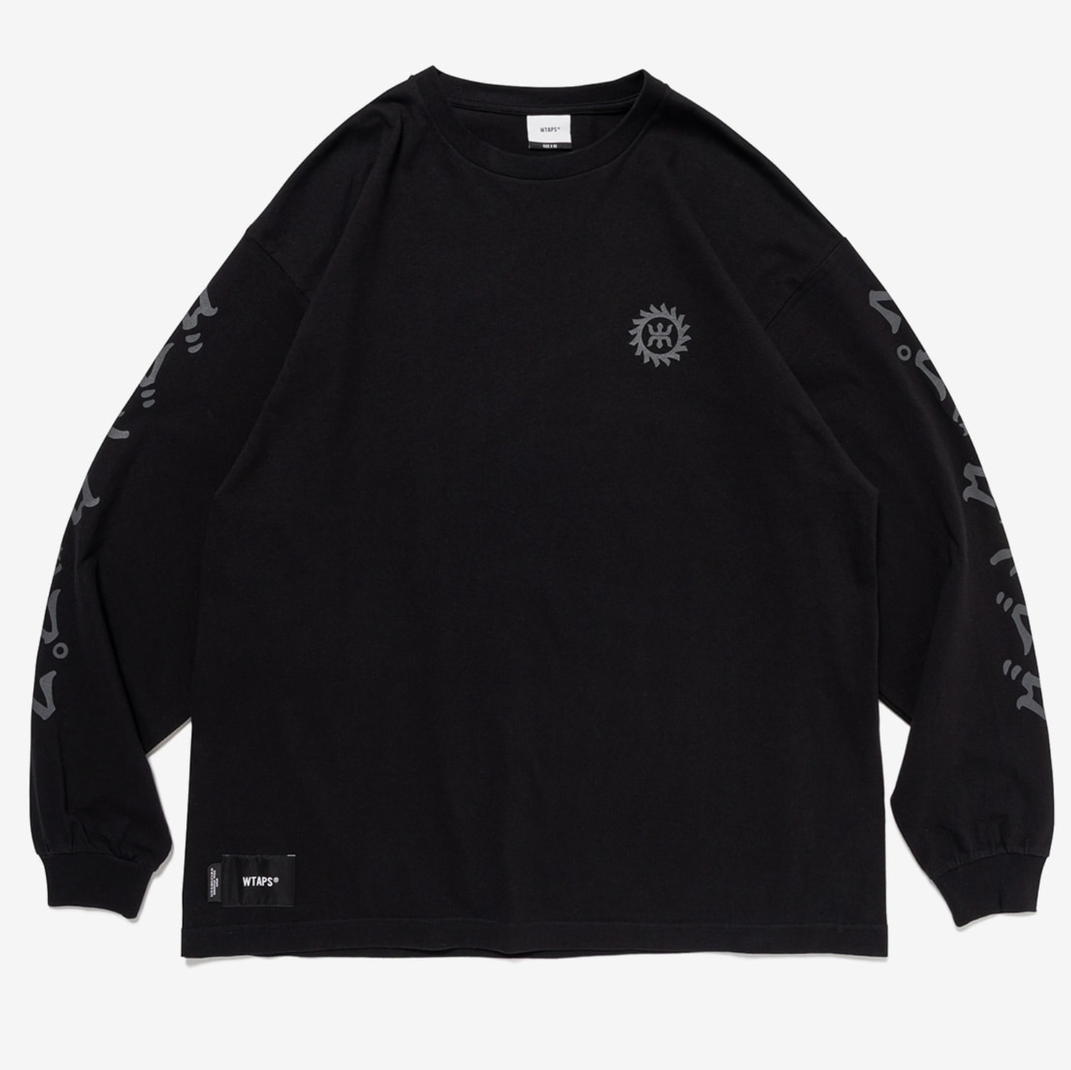WTAPS FW25 MON / LS / COTTON | BLACK / OLIVE