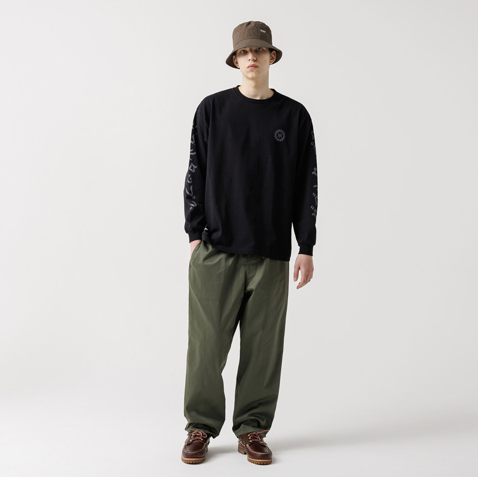 [現貨] WTAPS FW25 MON / LS / COTTON | BLACK / OLIVE