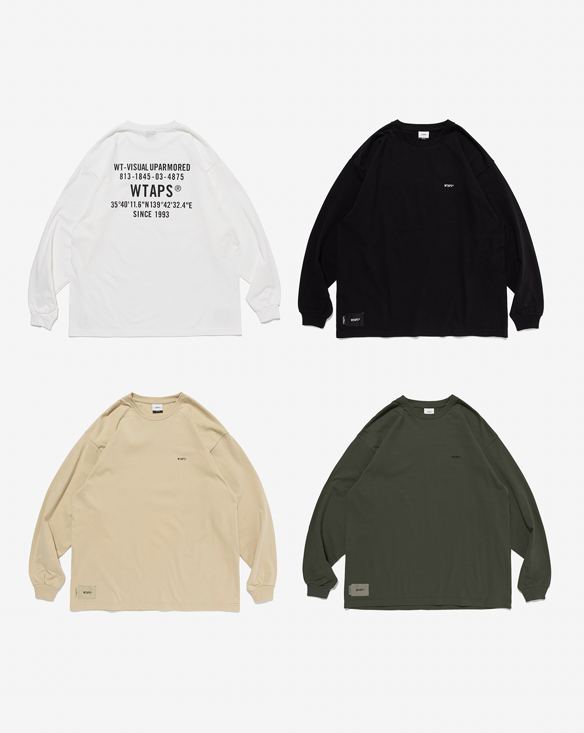 [現貨] WTAPS FW25 SPEC / LS / COTTON | (4 COLOURS)