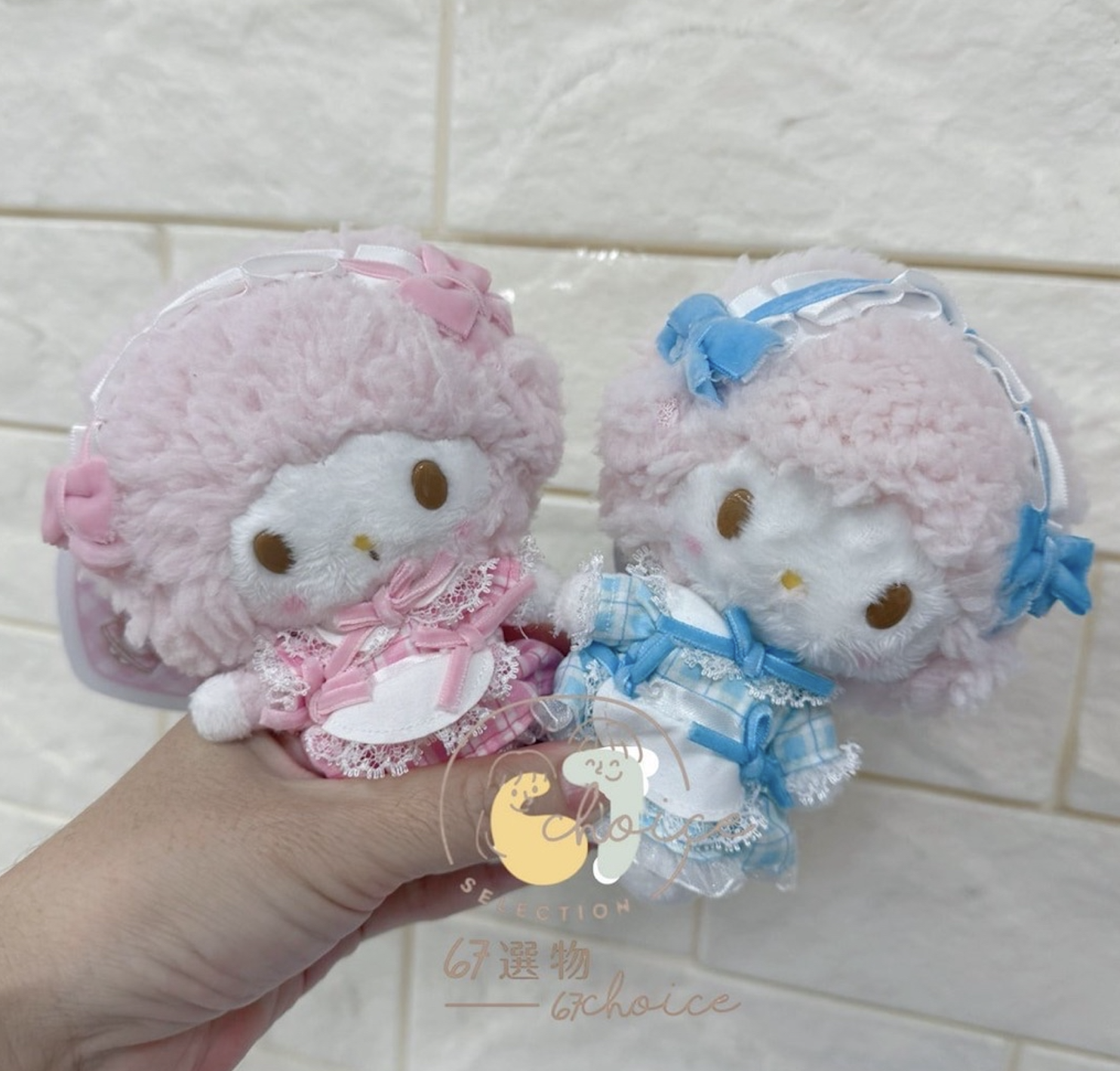 ｜現貨｜日版Sanrio三麗鷗 女僕小羊/彼安諾 愛心扣吊飾