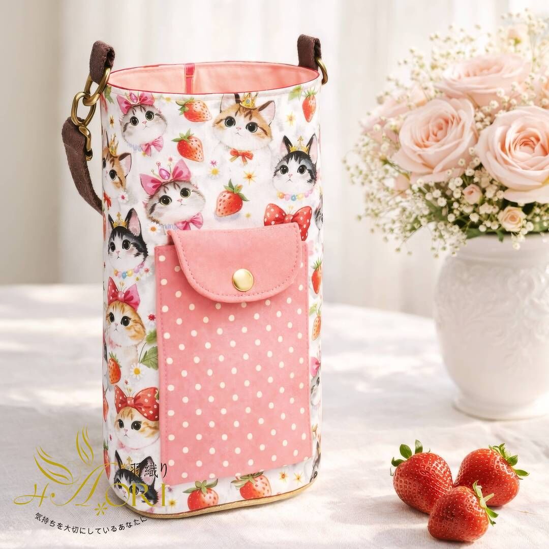 販售原尺寸【紙型】(多功能水壺提袋)