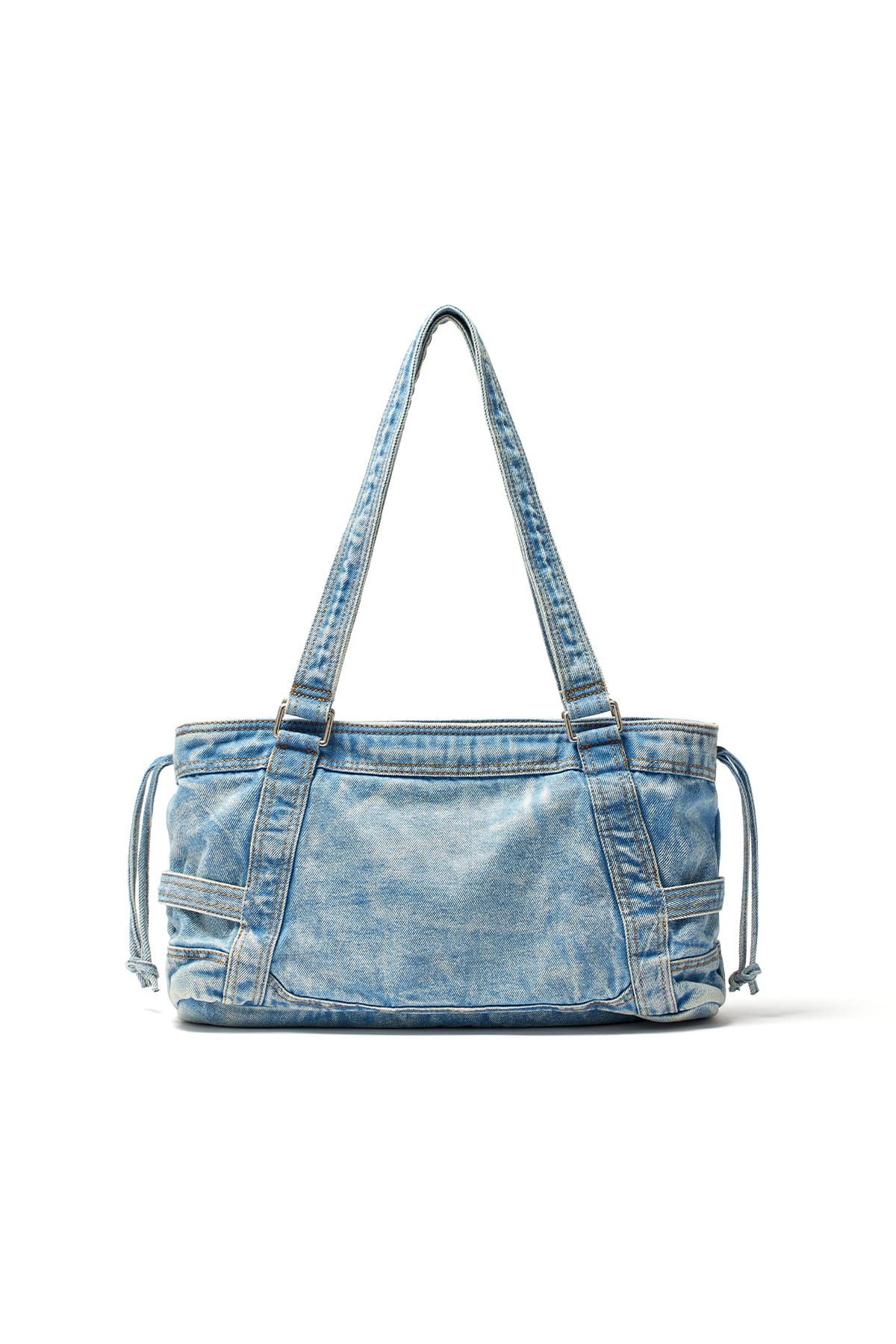 [ Matin Kim ]水藍色水洗牛仔方形包