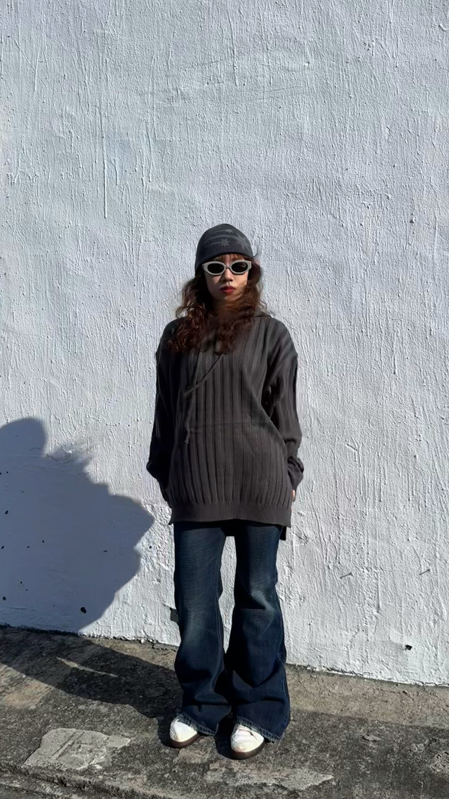 正韓 復古肯西喇叭褲