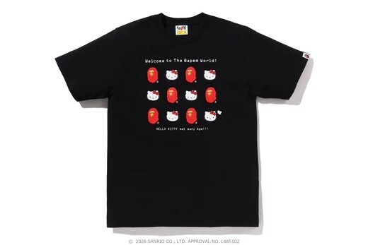 <極限量> BAPE X HELLO KITTY TEE