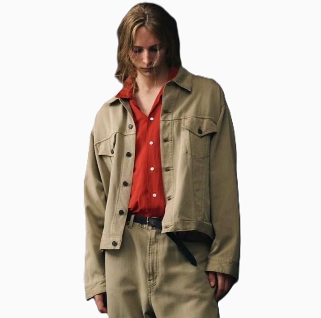 A.PRESSE 2026 WASHED SILK COTTON PIQUE 3RD TYPE JACKET (26SAP-01-20) - BEIGE PRE ORDER ITEM (預訂中)