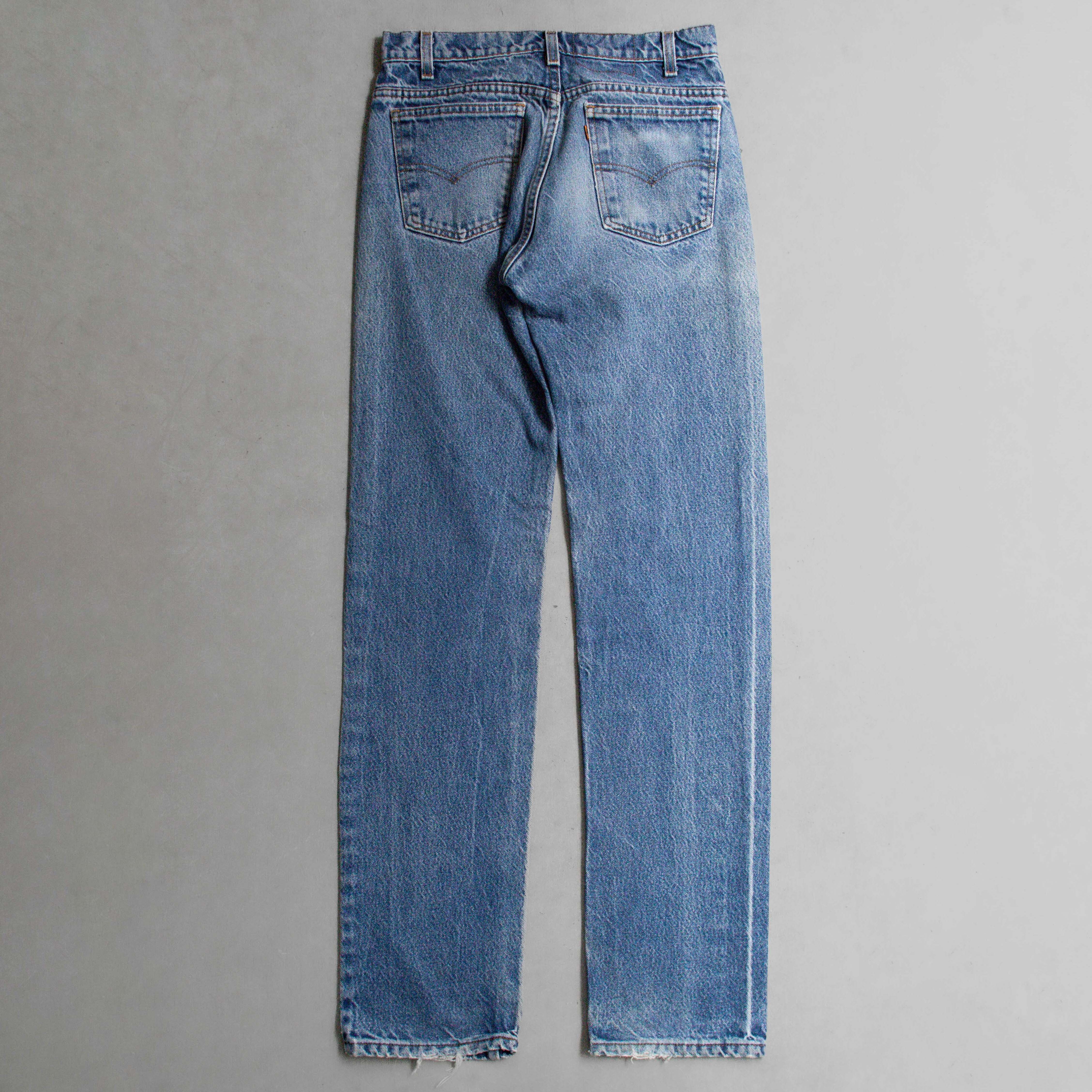 VINTAGE LEVIS 505 DENIM PANTS 美國製 拉鍊 直筒 牛仔 丹寧 長褲 A