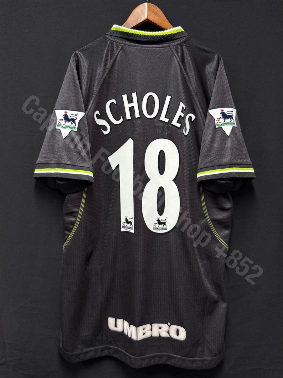 Manchester United 1998-1999 Umbro Third Shirt #18 SCHOL