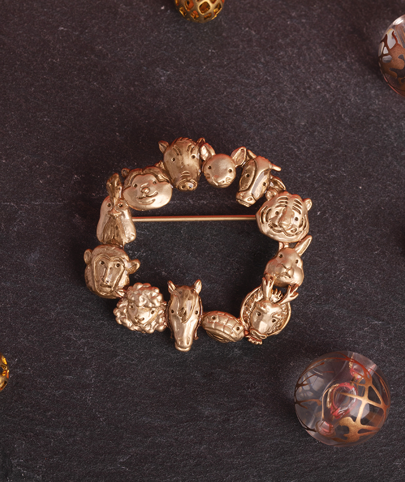 十二生肖動物胸針