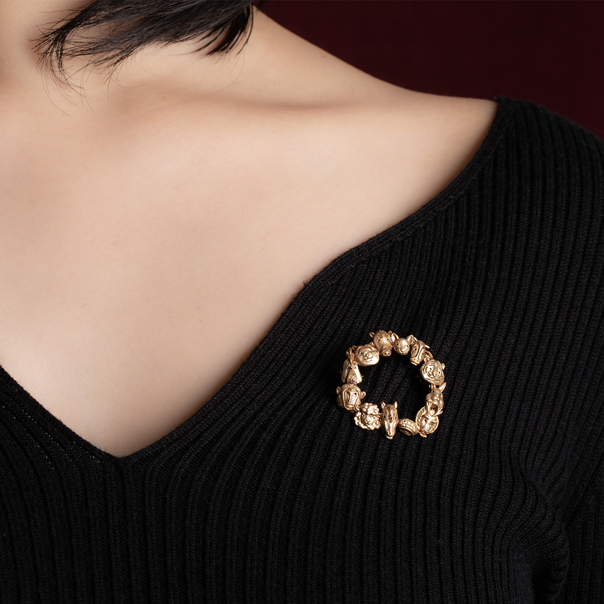 十二生肖動物胸針