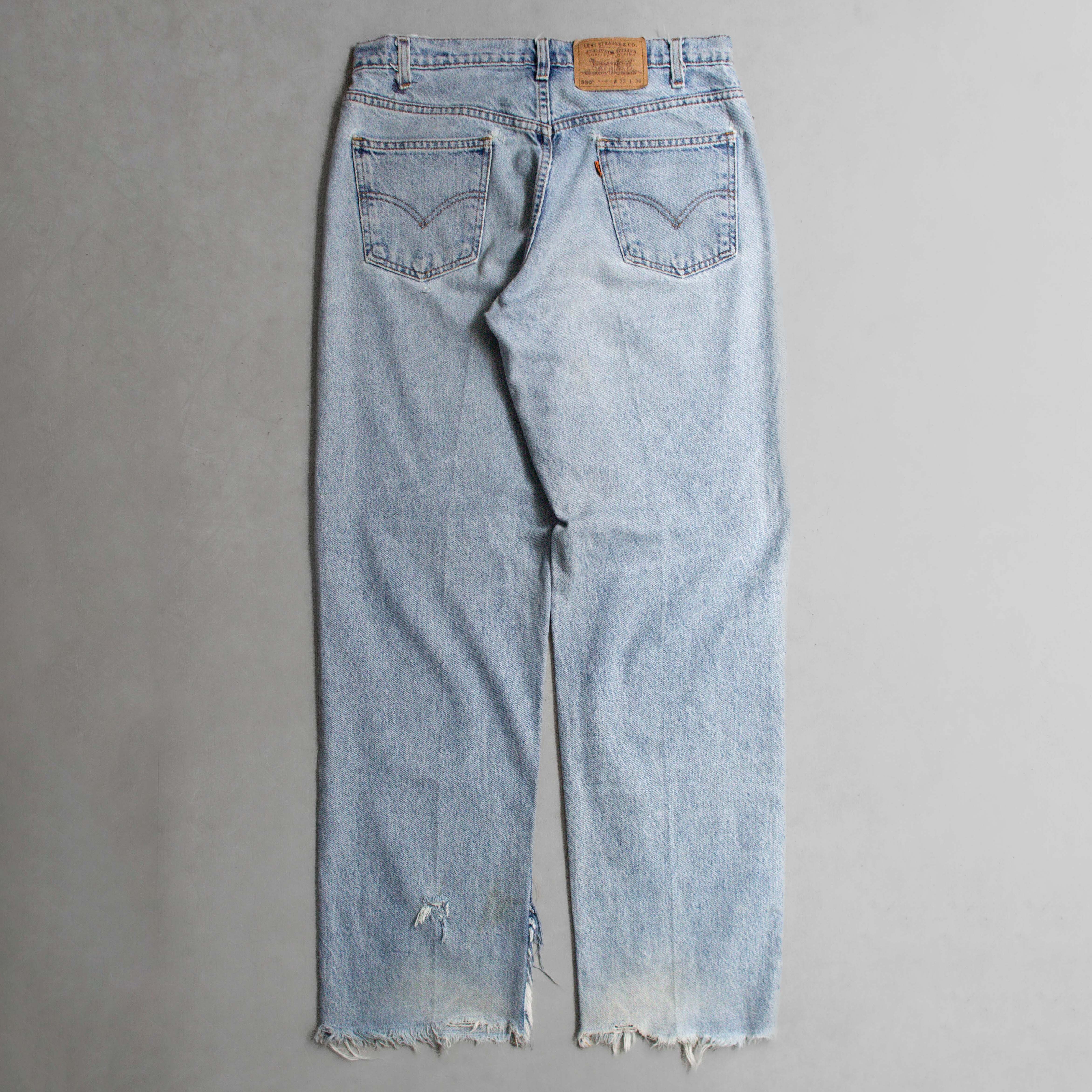 VINTAGE LEVIS 550 DENIM PANTS 美國 拉鍊 錐形 牛仔 丹寧 長褲 D