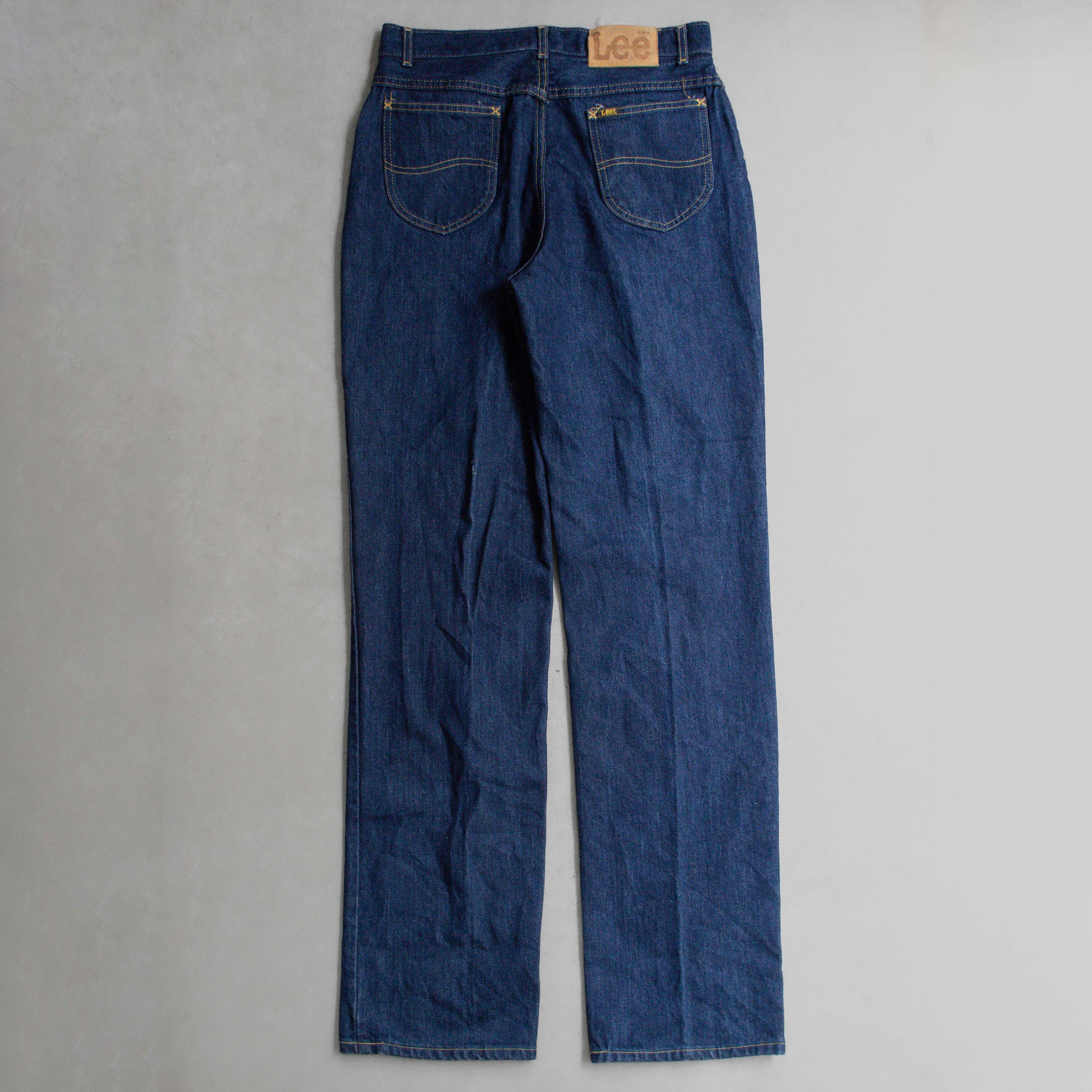 VINTAGE LEE 302 DENIM PANTS 美國製 拉鍊 直筒 牛仔 丹寧 長褲 B