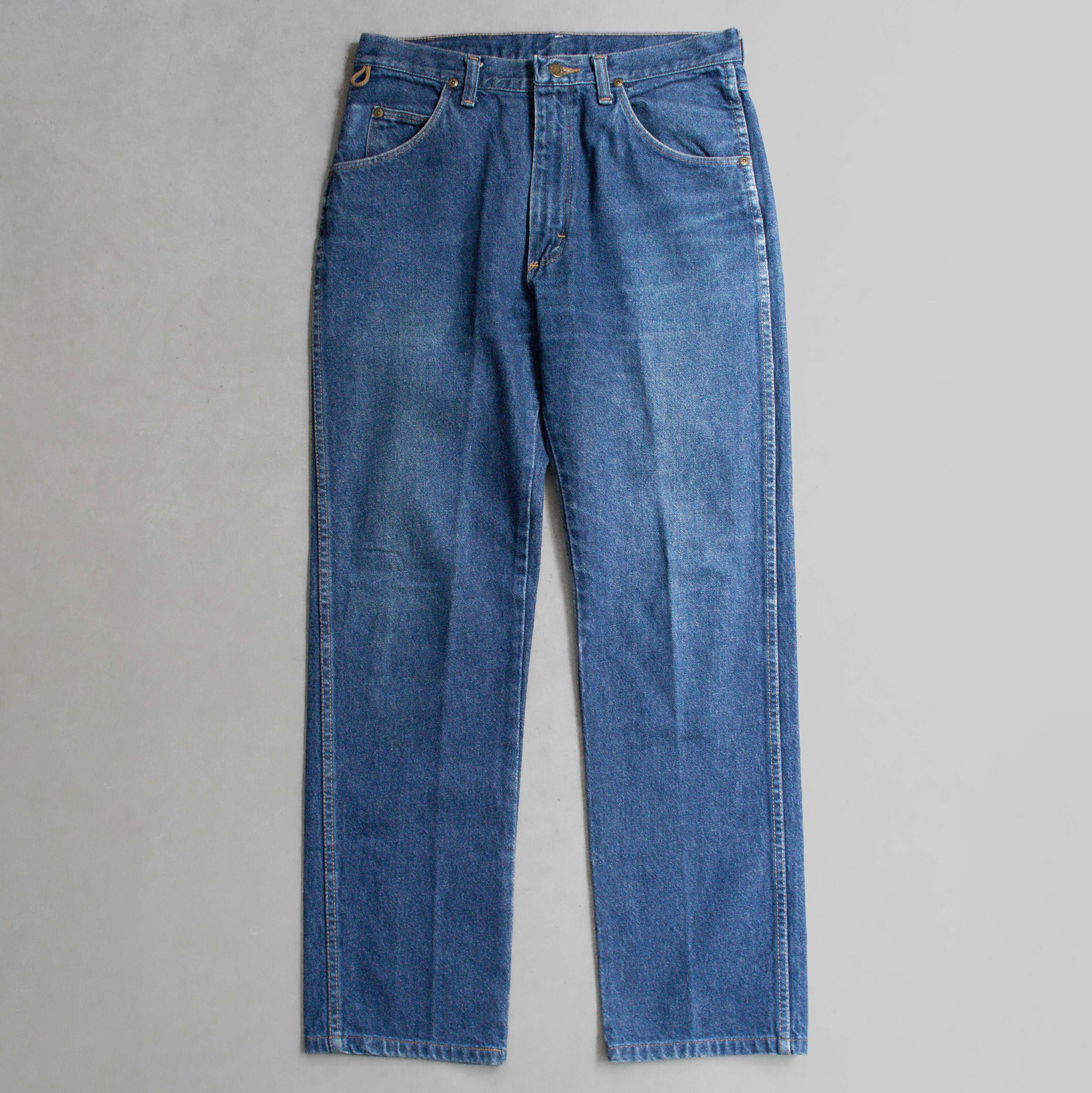 VINTAGE WRANGLER DENIM PANTS 美國製 拉鍊 直筒 牛仔 丹寧 長褲 A