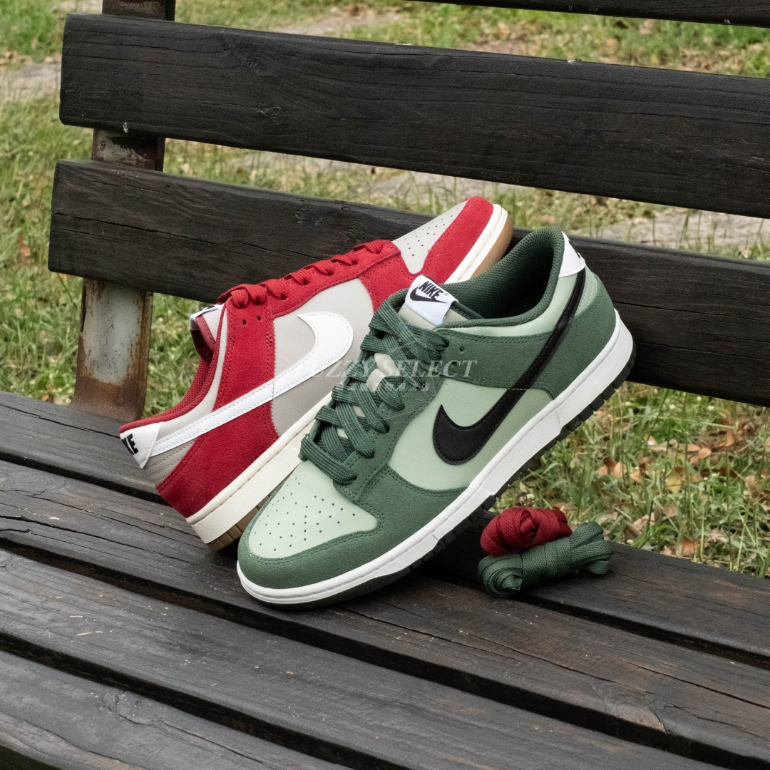 【逢甲 FUZZY】Nike Dunk Low "Jade Horizon" 麂皮 紅白 IB6399-004 綠黑 IB6399-301