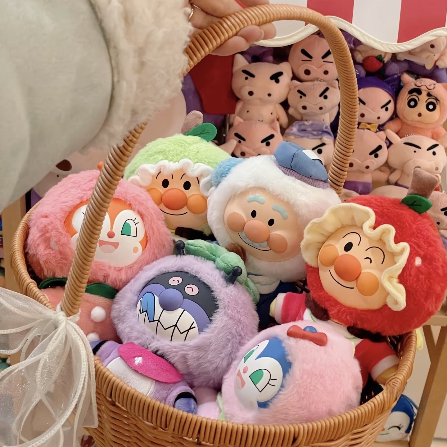 （預購）海外限定！正版授權 麵包超人🍎果果睡衣party盲盒掛件 吊飾 鑰匙圈