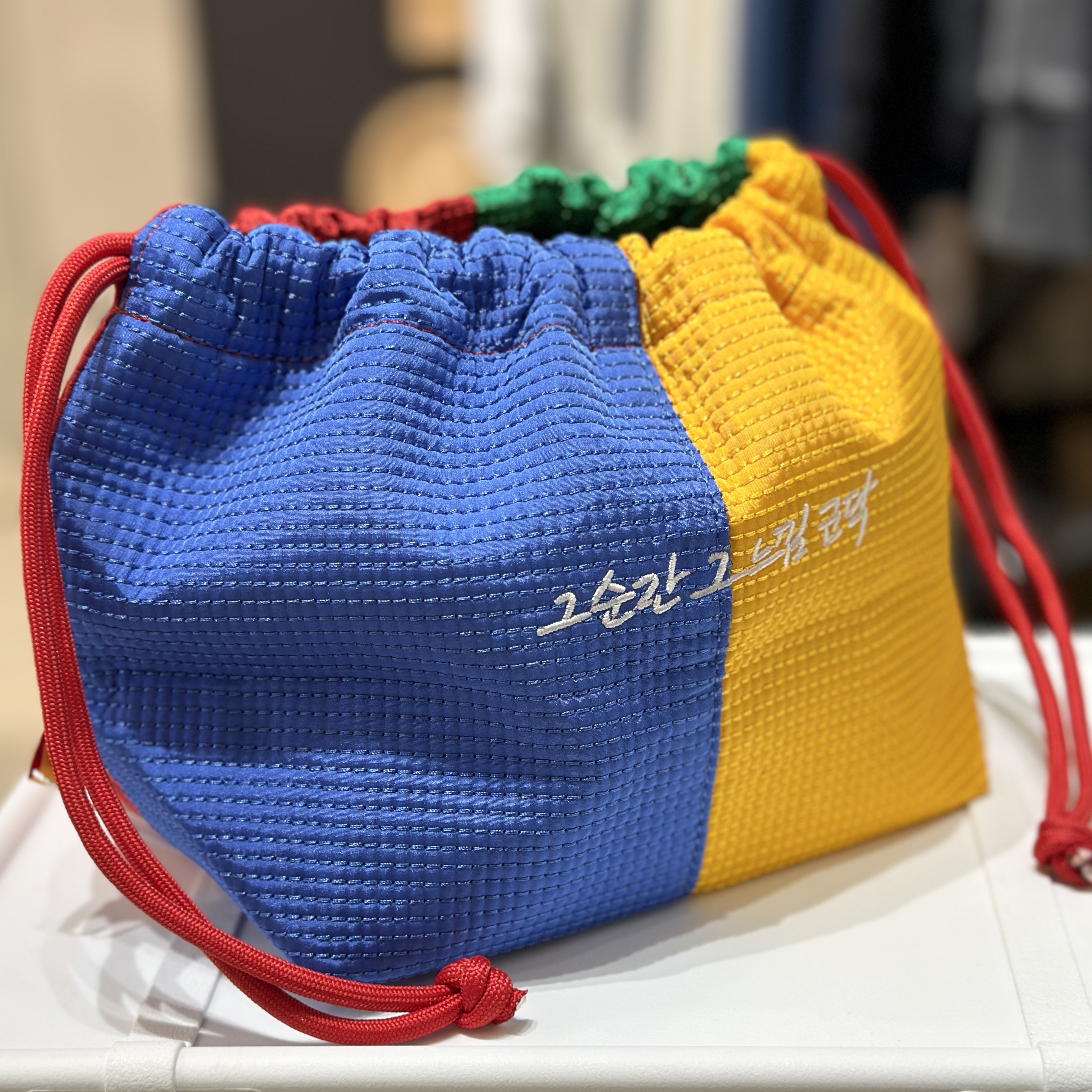 【現貨】Kodak 柯達 拼色 束口袋 收納包 化妝包 K5343XAC74