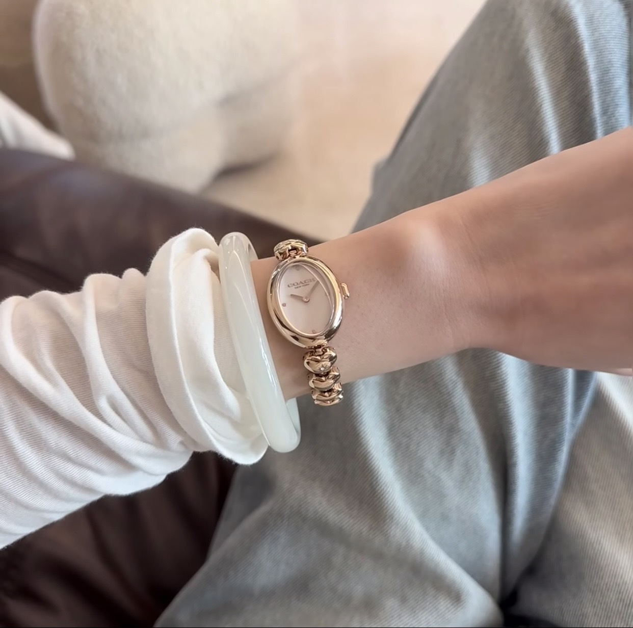 【預訂】Coach  Sammy Watch 愛心手錶 (22 Mm)- WOMEN