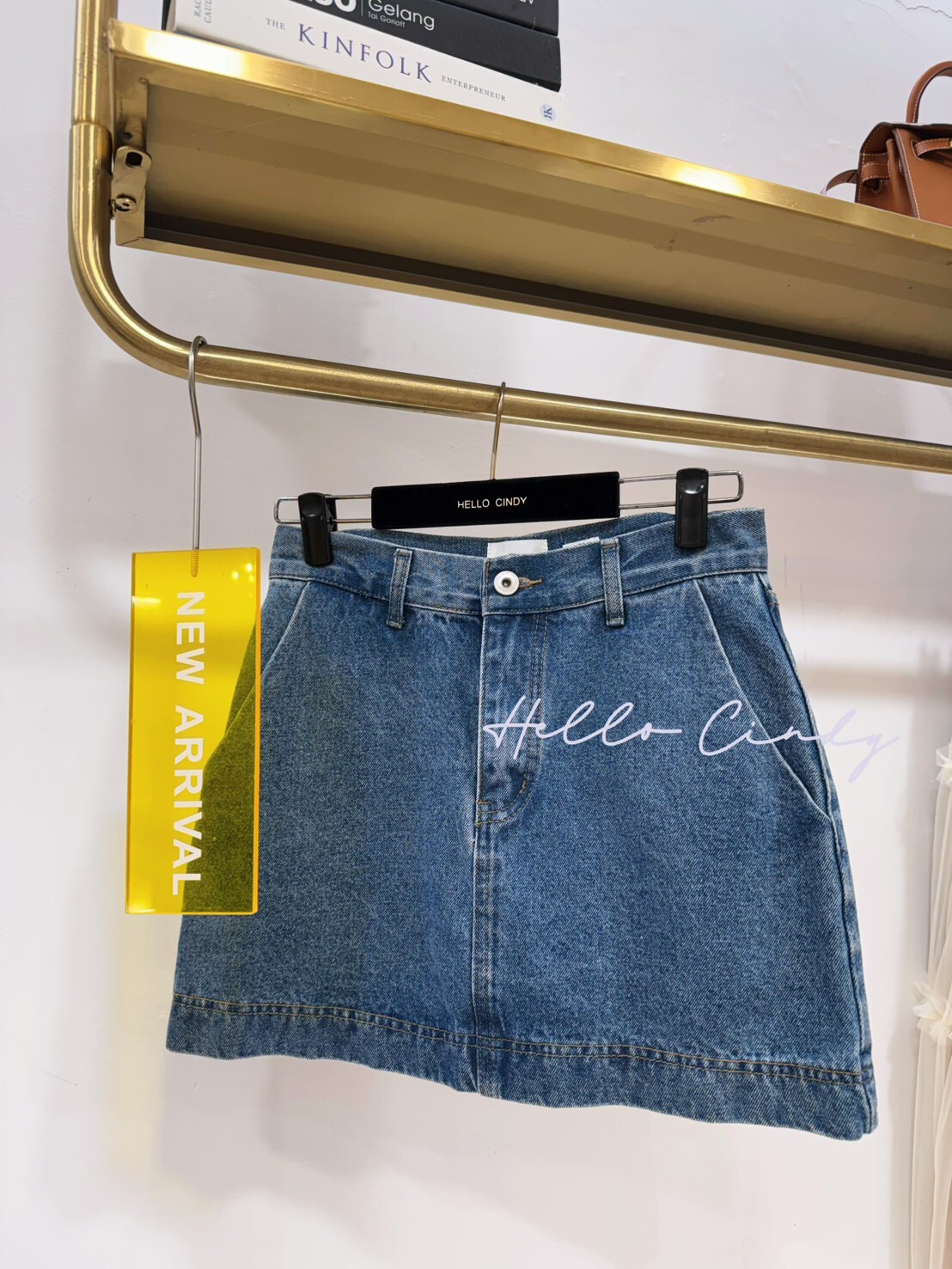 B03001 Cindy自留～有挺度的百搭牛仔短褲裙